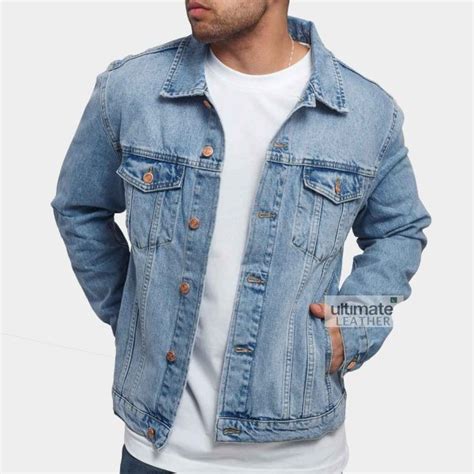 a&f shop mens denim jackets
